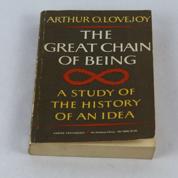 Vintage The Great Chain Of Being by Arthur O. Lovejoy 1965 Paperback Ex-Libris
