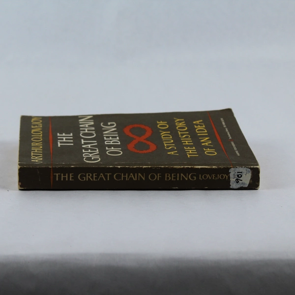 Vintage The Great Chain Of Being by Arthur O. Lovejoy 1965 Paperback Ex-Libris