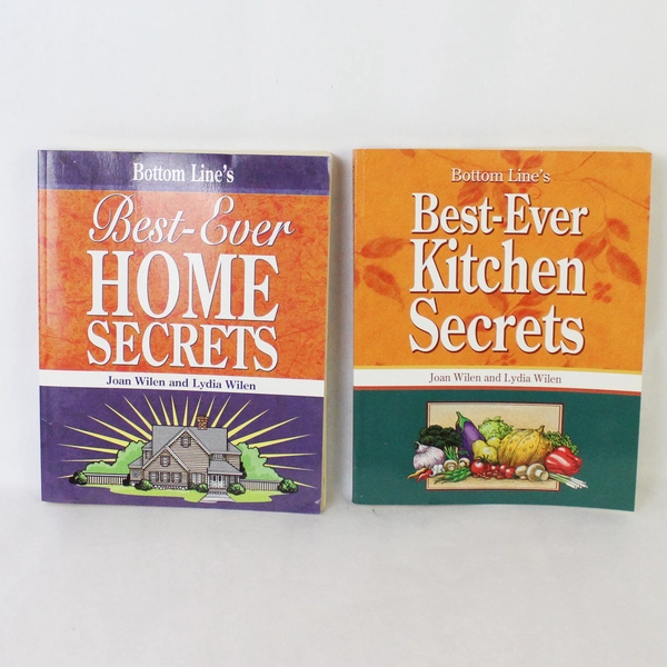 Bottom Line's Best-Ever Home Secrets and Kitchen Secrets Books Joan Wilen