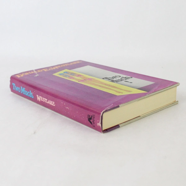 Two Much by Donald Westlake 1975 M. Evans and Company Signed by Author HC DJ