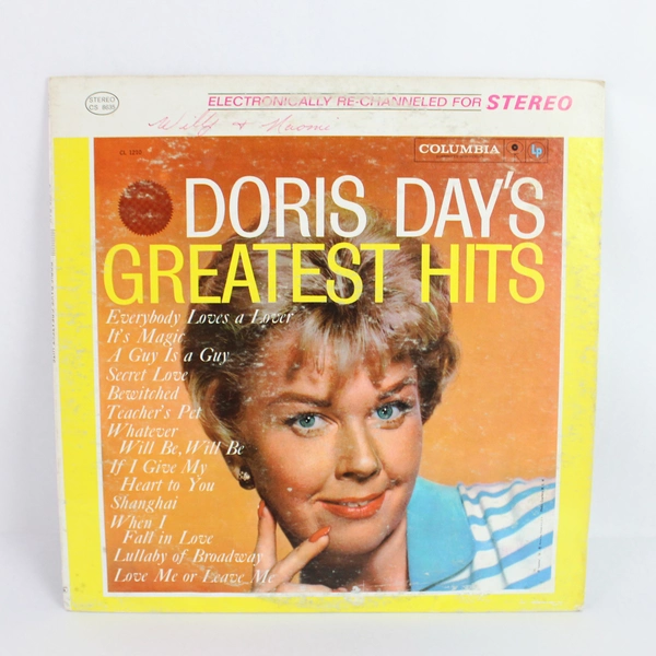 Vtg Vinyl Doris Day's Greatest Hits Whatever Will Be Will Be Columbia 1962