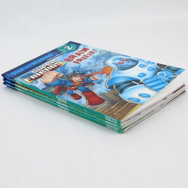 Lot of 5 Step Into Reading Books 2 DC Super Friends 2009-2013 Trade Paperback