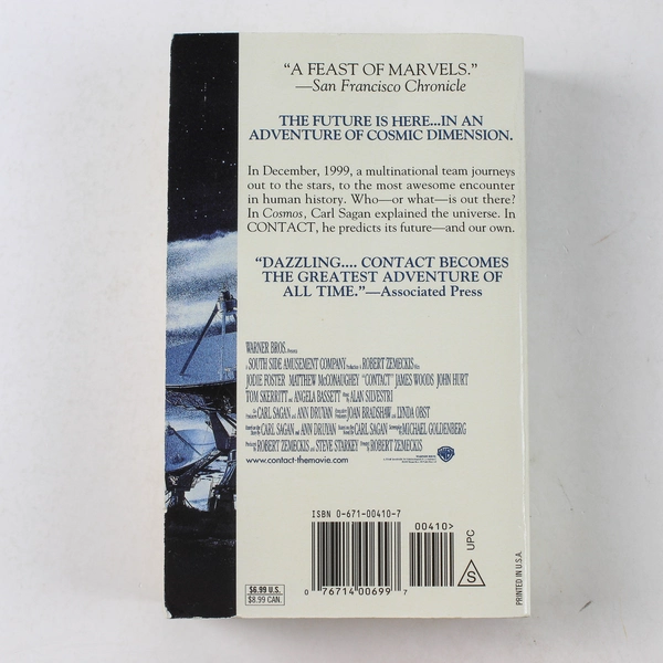 Contact by Carl Sagan 1986 Paperback