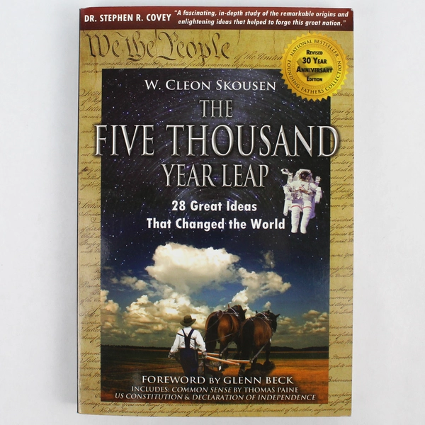 The Five Thousand Year Leap by Glenn Beck Paperback Book 2009 30th Anniversary
