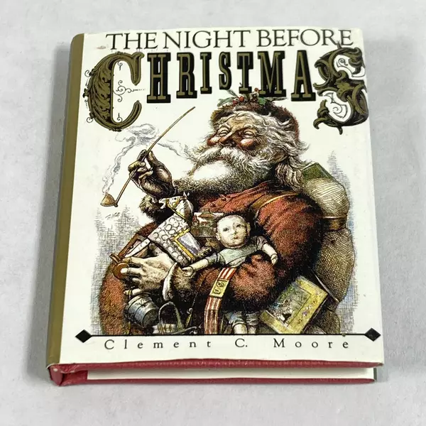 Miniature Night Before Christmas 1989 Hardcover by Clement C. Moore