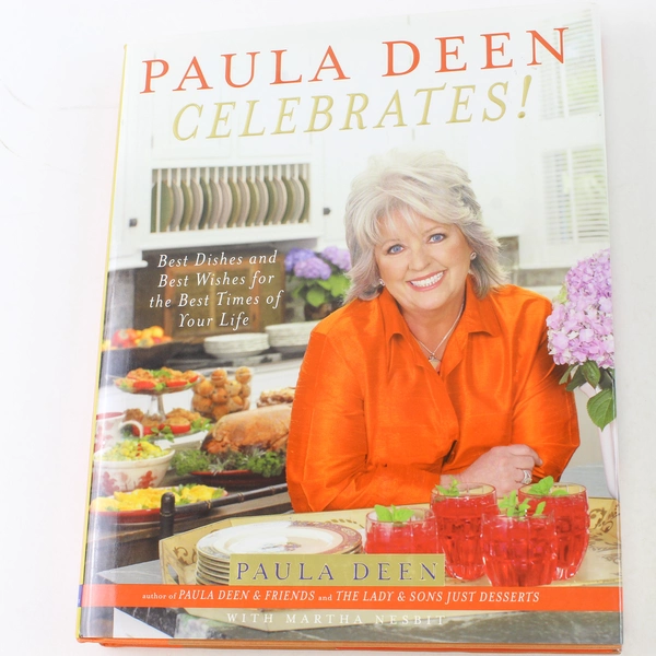 Paula Deen Celebrates Cookbook 2006 Simon & Schuster Hardcover Good Condition
