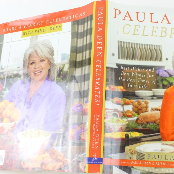 Paula Deen Celebrates Cookbook 2006 Simon & Schuster Hardcover Good Condition