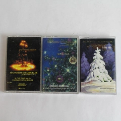 Lot Of 3 Mannheim Steamroller by Chip Davis Christmas Cassettes 1984 1988 1995