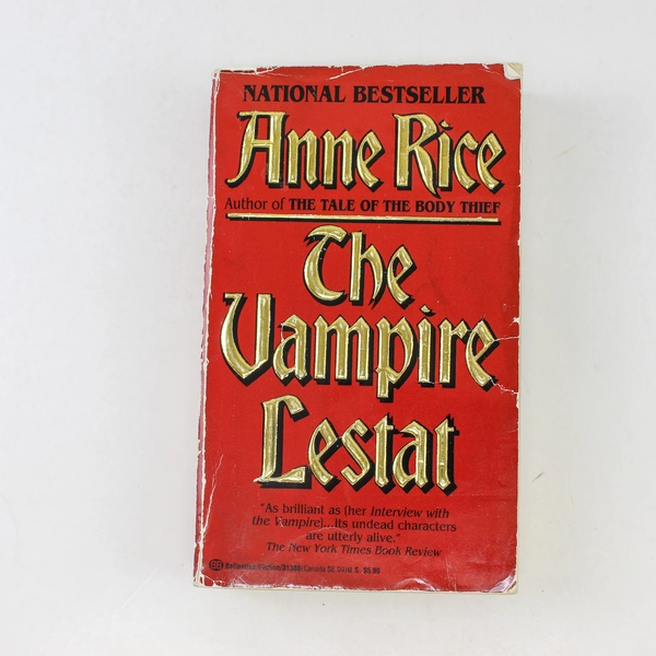 The Vampire Lestat by Anne Rice 1985 Paperback