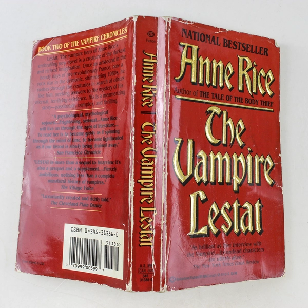 The Vampire Lestat by Anne Rice 1985 Paperback