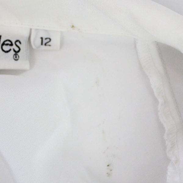 Vintage JH Collectibles Embroidered Collar Button-Up Blouse Women's 12 