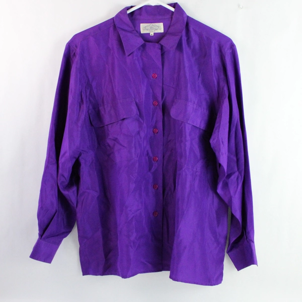 Lot of 3 The Rack Knightsbridge London Pure Silk Blouses Women's Medium