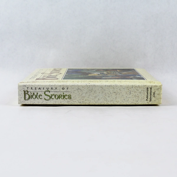 Treasury Of Bible Stories Hardcover Soft Cushioned Binding Gold Edges 1997