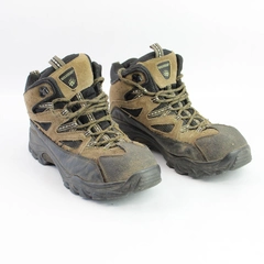 Men's Size 9EW Wolverine W05107 Hiking Boots With Leather Uppers