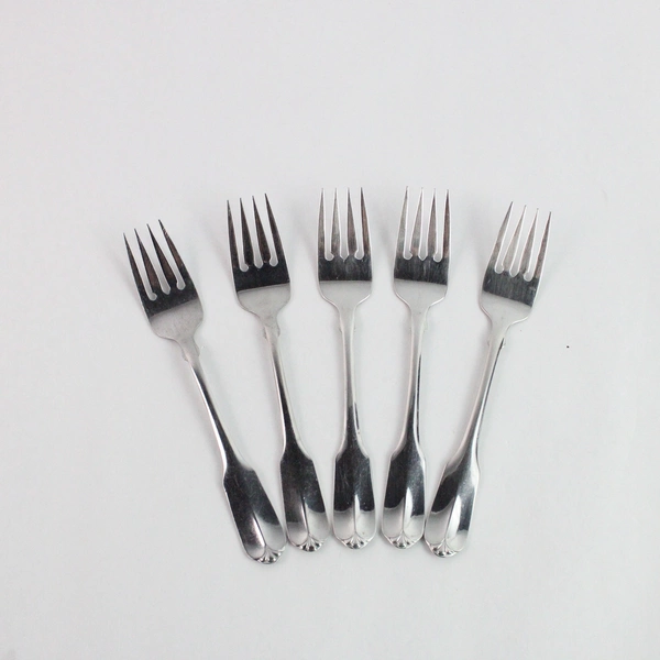 Lot of 5 Gloria Oneida Forks Made With WMA Rogers Deluxe Stainless Steel