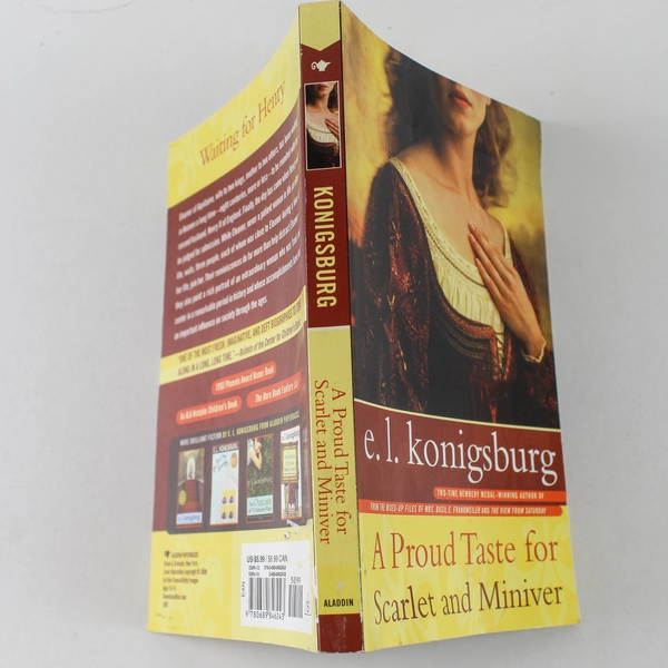 Proud Taste for Scarlet and Miniver E. L. Konigsburg 2001 Paperback