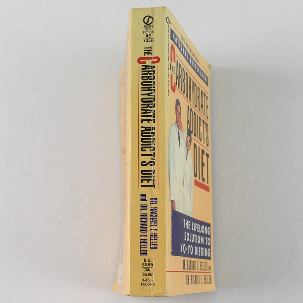 Carbohydrate Addict's Diet Richard & Rachael Heller 1993 Paperback