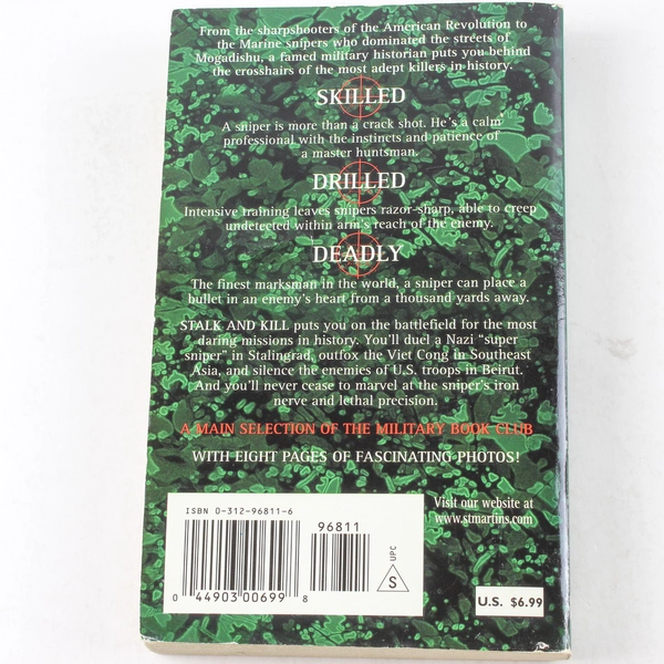 Stalk and Kill by Adrian Gilbert 1997 Paperback Military Sniper Book