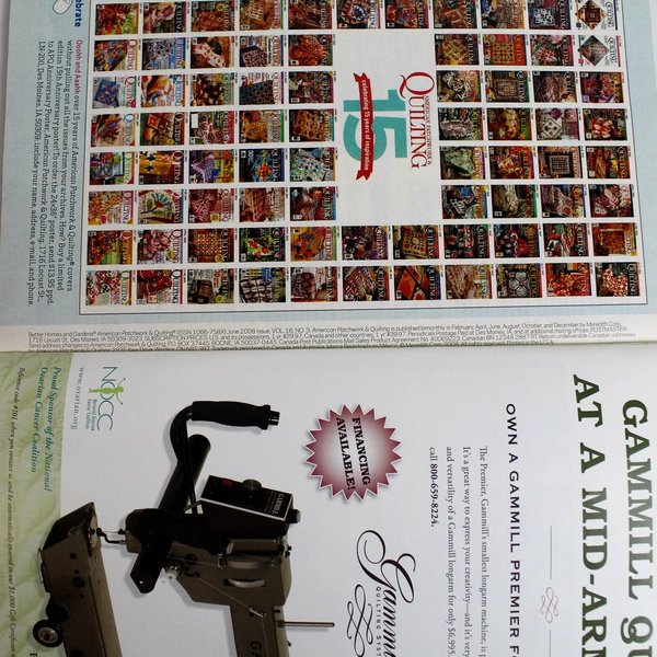 Lot of 4 Magazines BH&G American Patchwork & Quilting Feb June Aug Oct 2008