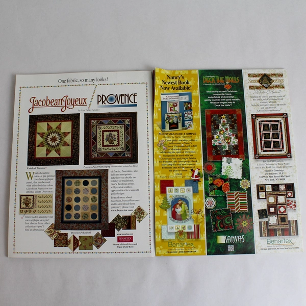 Lot Of 2 Better Homes & Gardens Quilt Sampler Magazine 2006 2014