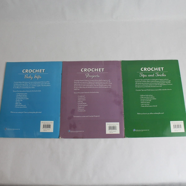 Lot Of 3 Crochet Staple Bound Paperback Books by Beth Taylor 2017