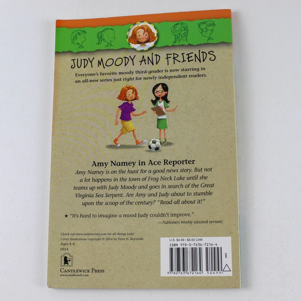 Judy Moody and Friends Amy Namey in Ace Reporter Megan McDonald 2014 Paperback