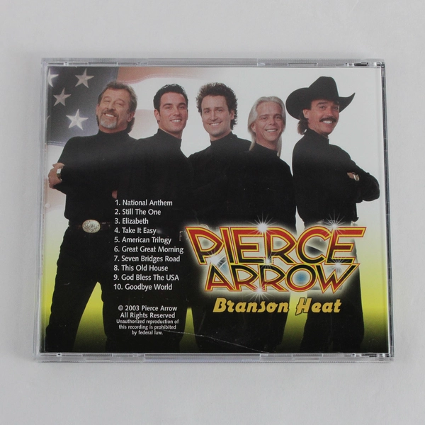 Pierce Arrow Branson Heat 2003 Audio Music CD 