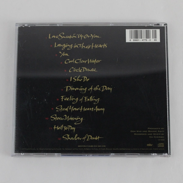 Longing In Their Hearts by Bonnie Raitt 1994 Audio Music CD Capitol Records