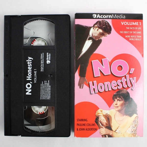 'No, Honestly' 3 Tape Set VHS Classic British Comedy, Collins Alderton