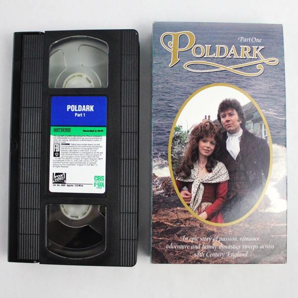 Poldark 1993 Boxed Set of 6 VHS TV Show Season 1 Historical Drama