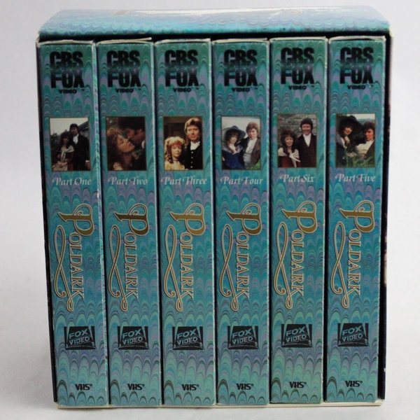 Poldark 1993 Boxed Set of 6 VHS TV Show Season 1 Historical Drama