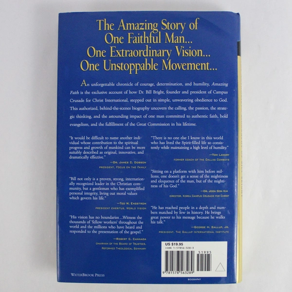 Amazing Faith by Michael Richardson 2000 Hardcover Dust Jacket 1st Edition
