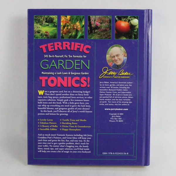 Terrific Garden Tonics by Jerry Baker 2004 American Master Products HC