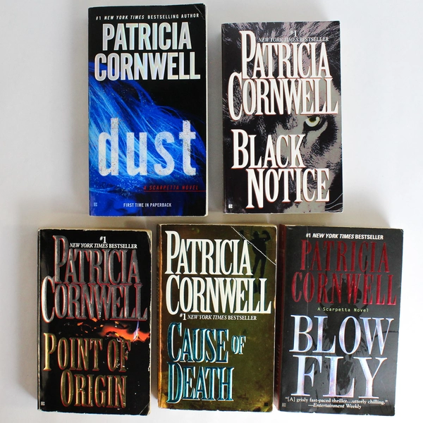 Lot of 5 Patricia Cornwell Books Novels From 1996 To 2013