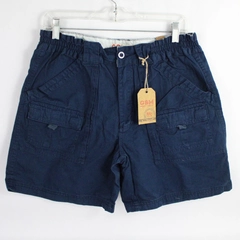 NWT G&M Rugged & Washed Out Navy Blue Cotton Shorts Men's Size 34
