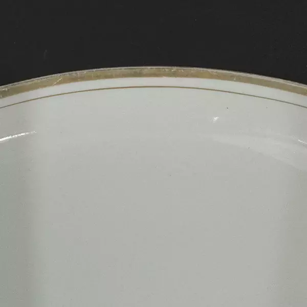 Royalton China Co. Translucent Porcelain 12.5" Oval Platter Gold Rim