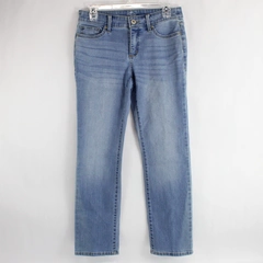 St. John's Bay Straight Leg Light Wash Denim Jeans Women's Size 2P