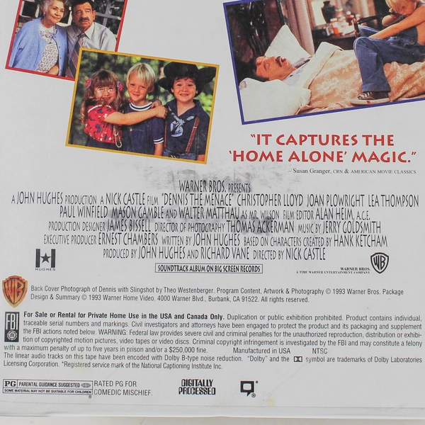 Dennis the Menace VHS 1993