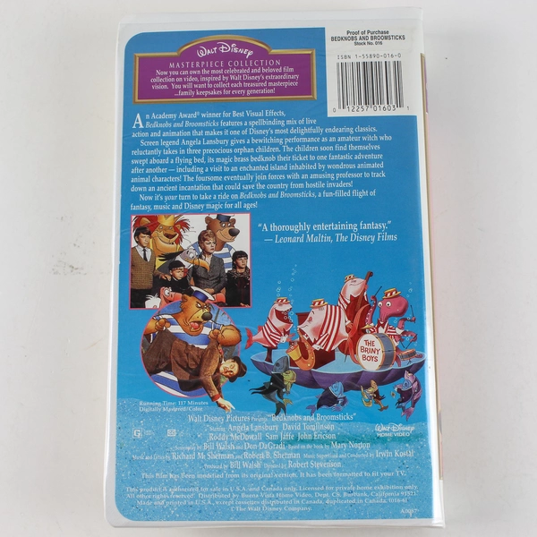 Bedknobs and Broomsticks VHS 1997 Walt Disney Masterpiece Collection
