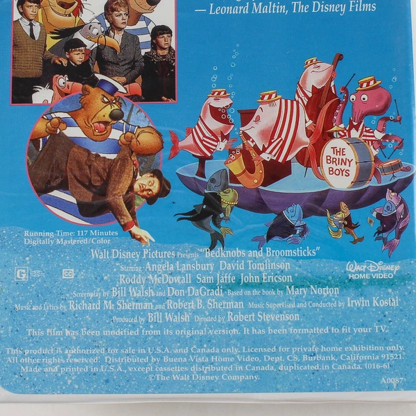 Bedknobs and Broomsticks VHS 1997 Walt Disney Masterpiece Collection