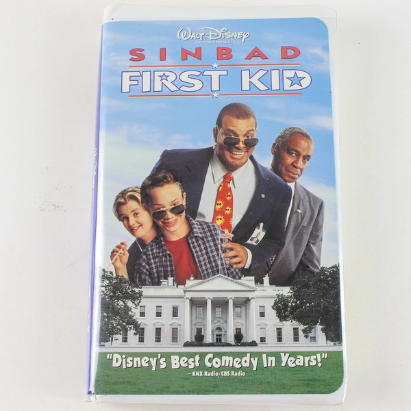First Kid Disney VHS 1997 Clam Shell Sinbad