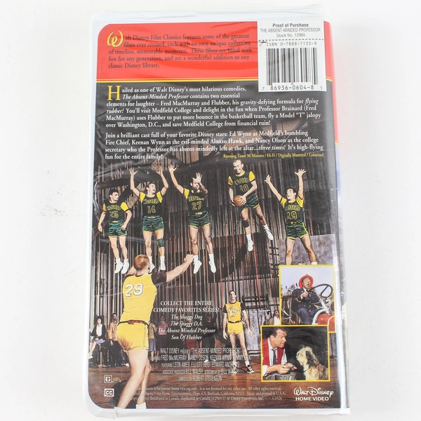 The Absent-Minded Professor VHS 1997 Clam Shell Film Classics