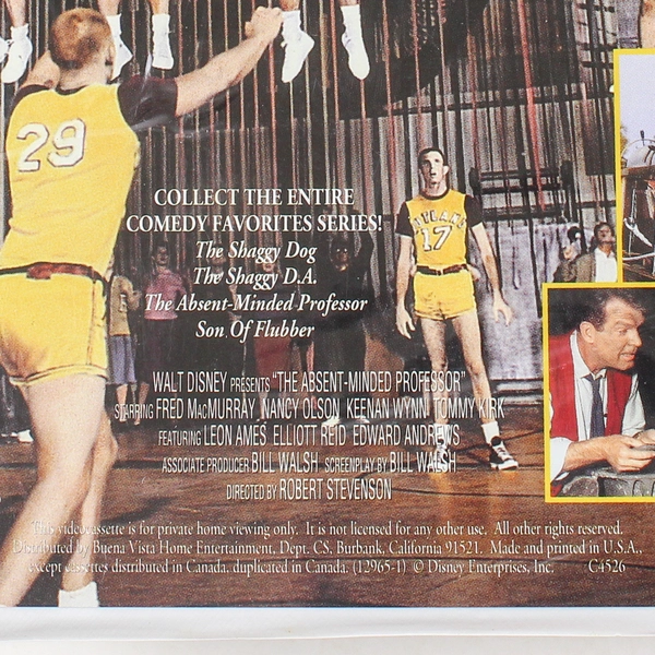 The Absent-Minded Professor VHS 1997 Clam Shell Film Classics