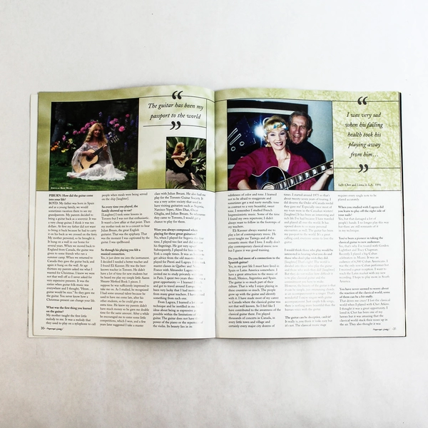 Fingerstyle Guitar Magazine #47 Liona Boyd Camino Latino Aug/Sept 2002
