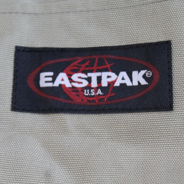Eastpak Beige Medium Duffle Bag With Black Straps
