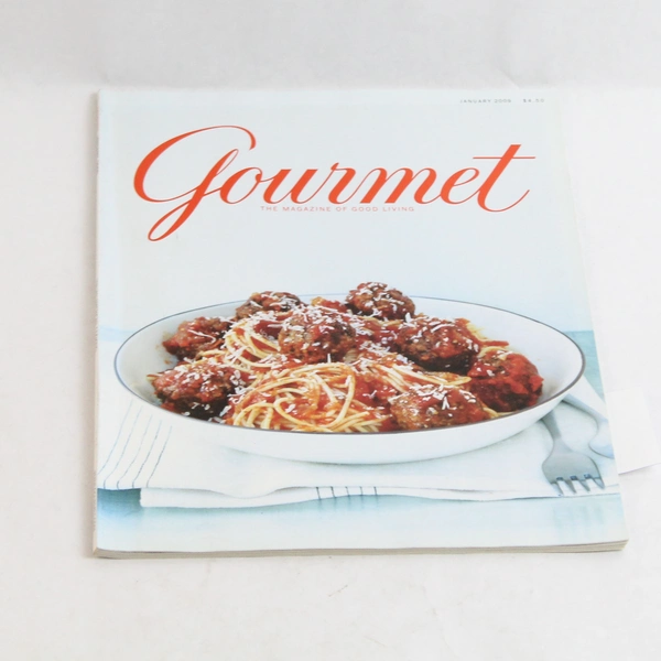 Gourmet Magazine The Magazine of Good Living January 2009 Vol 69 Issue 1