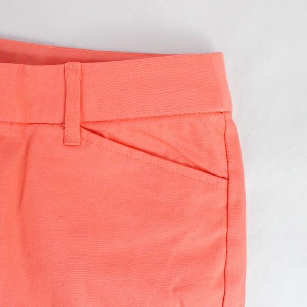 St. John's Bay Coral Orange Capri Pants Women's Size 6