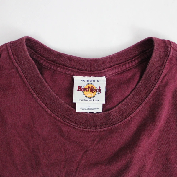 Hard Rock Cafe Honolulu Red Cotton T-Shirt Men's Size Large