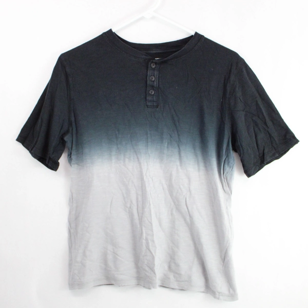Urban Pipeline Black and Gray Ombre Cotton T-Shirt Men's Size XL