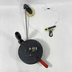 Vintage Scotty Downrigger With Mount And Steel Cable